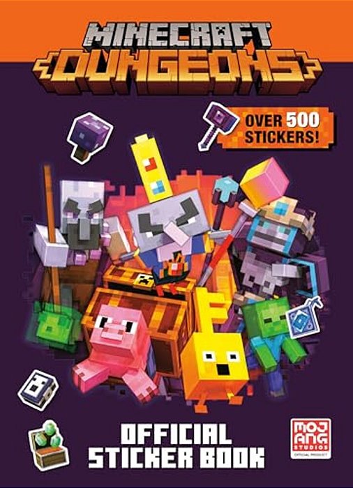 Minecraft Official Dungeons Sticker Book (Minecraft)-..