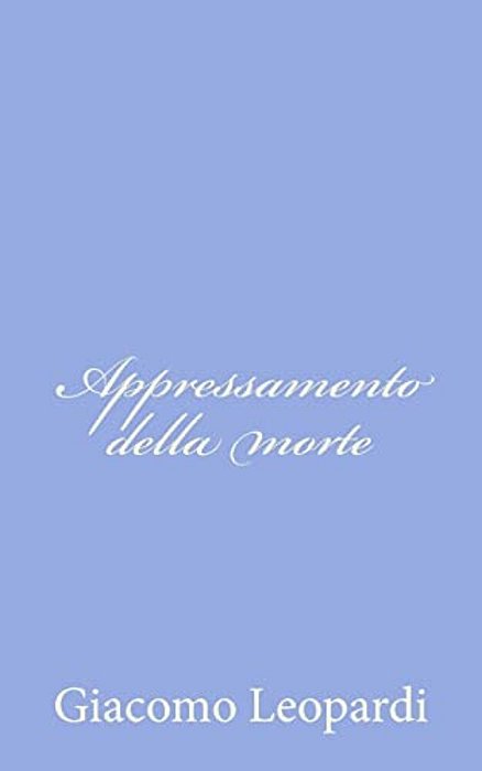 Appressamento Della Morte-..
