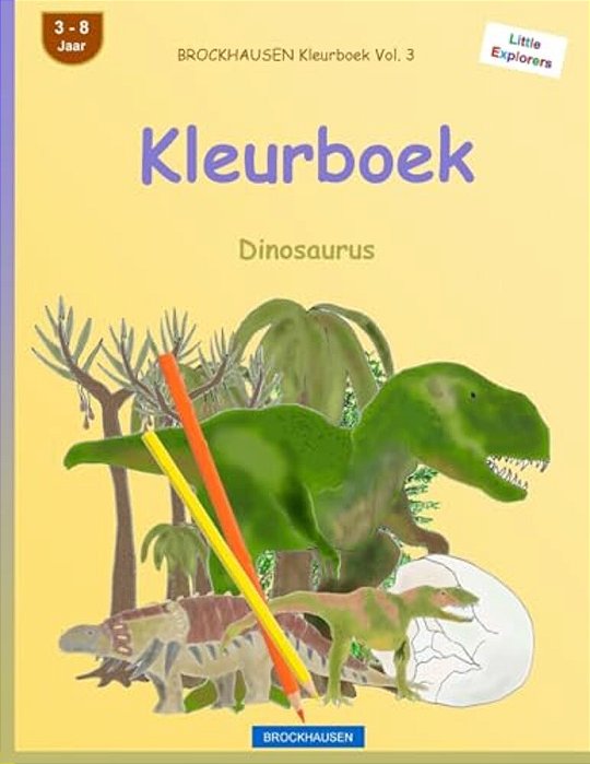 Brockhausen Kleurboek Vol. 3 - Kleurboek: Dinosaurus-..