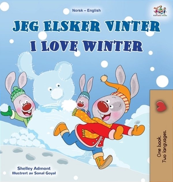 I Love Winter (Norwegian English Bilingual Book For Kids)-..