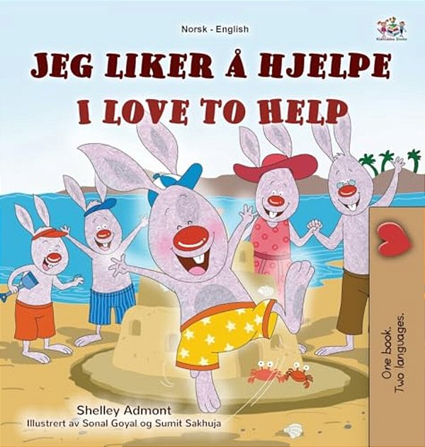 I Love To Help (Norwegian English Bilingual Children's Book)-..