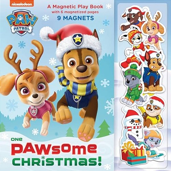 One Pawsome Christmas: A Magnetic Play Book (Paw Patrol)-..