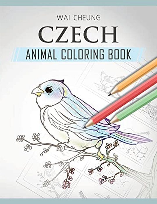 Czech Animal Coloring Book-..