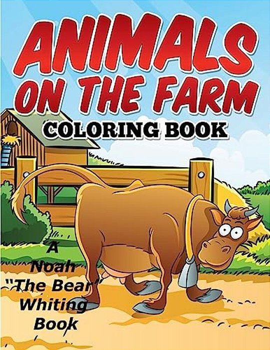 Animals On The Farm Coloring Book-..