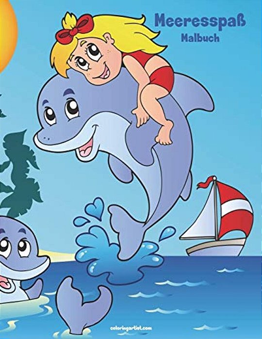 Meeresspaß-Malbuch 1-..