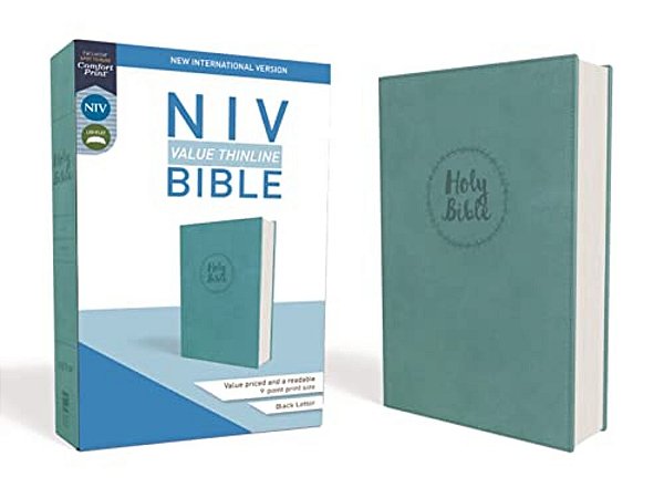 Niv, Value Thinline Bible, Imitation Leather, Blue-..