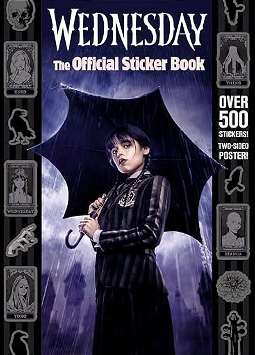 Wednesday The Official Sticker Book-..