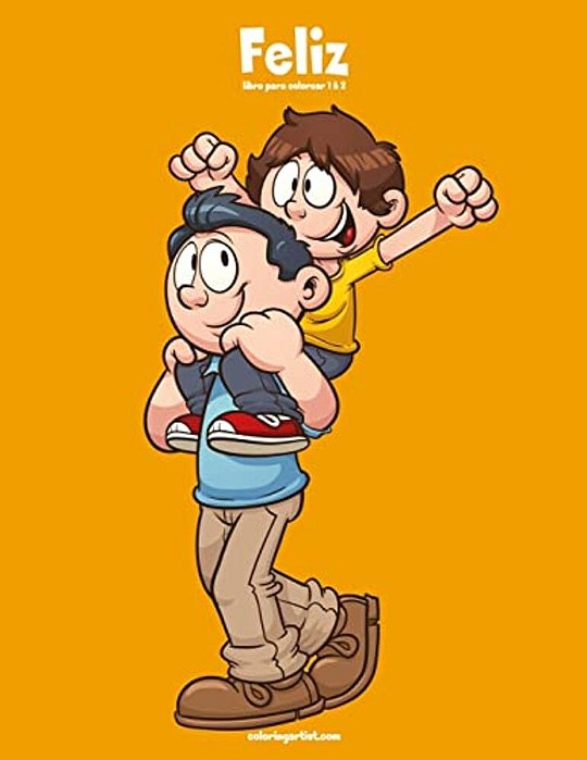 Feliz Libro Para Colorear 1 & 2-..