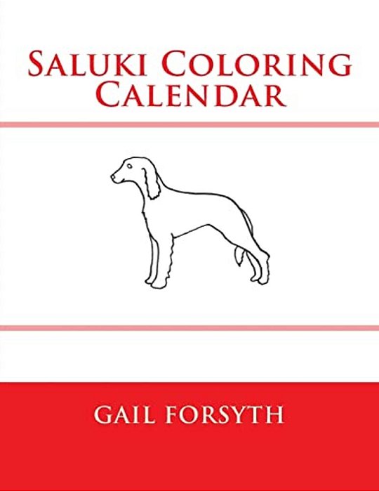 Saluki Coloring Calendar-..
