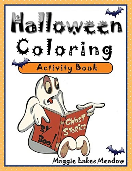 Halloween Coloring Activity Book-..