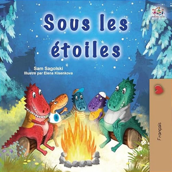 Under The Stars (French Children's Book)-..