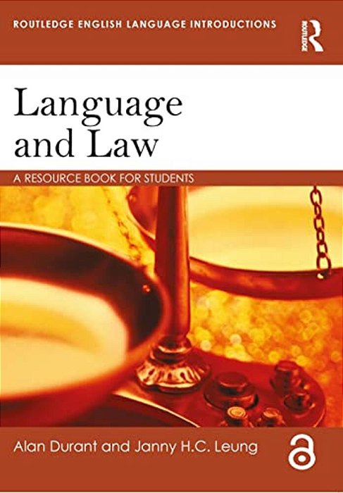 Language And Law: A Resource Book For Students-..