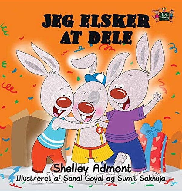 Jeg Elsker At Dele: I Love To Share (Danish Edition)-..