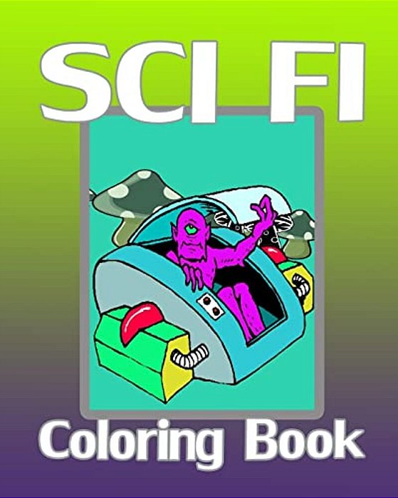 Sci Fi Coloring Book-..