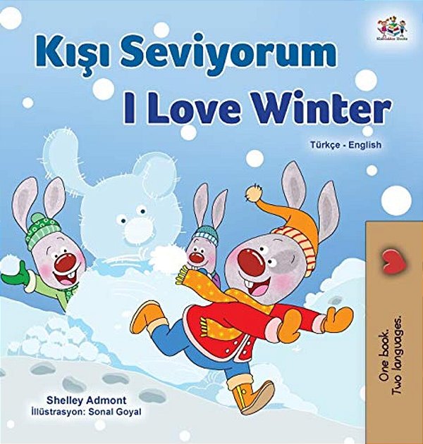 I Love Winter (Turkish English Bilingual Children's Book)-..