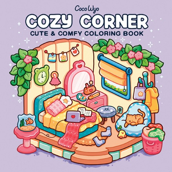 Cozy Corner: Coloring Book For Adults And Kids-..