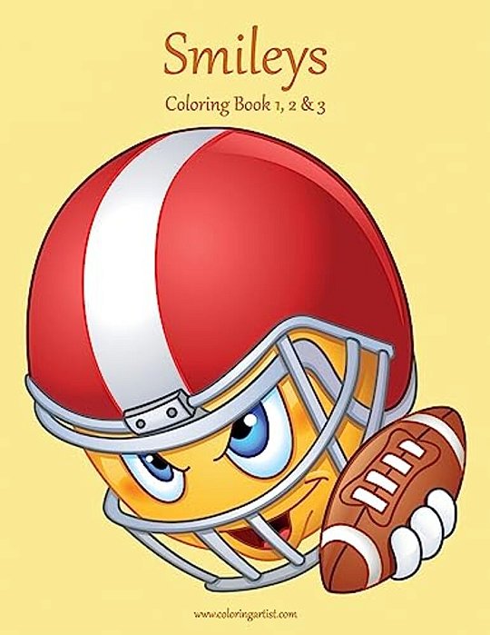 Smileys Coloring Book 1, 2 & 3-..