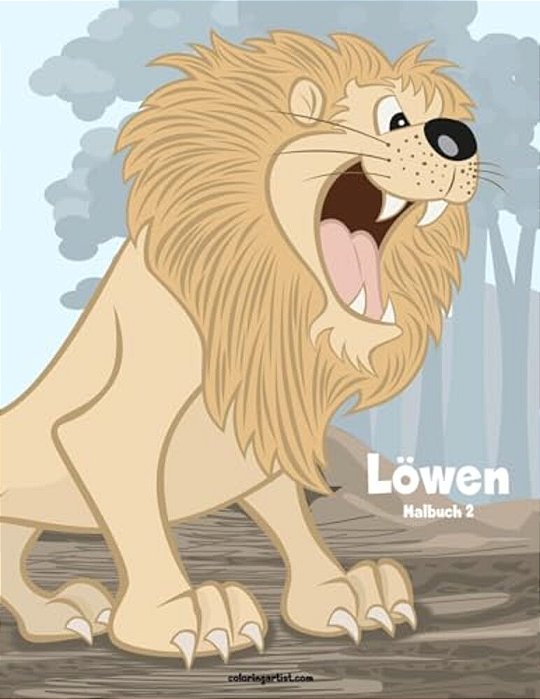 Löwen-Malbuch 2-..