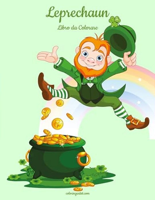 Leprechaun Libro Da Colorare 1-..
