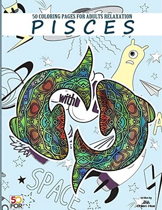 Pisces 50 Coloring Pages For Adults Relaxation-..