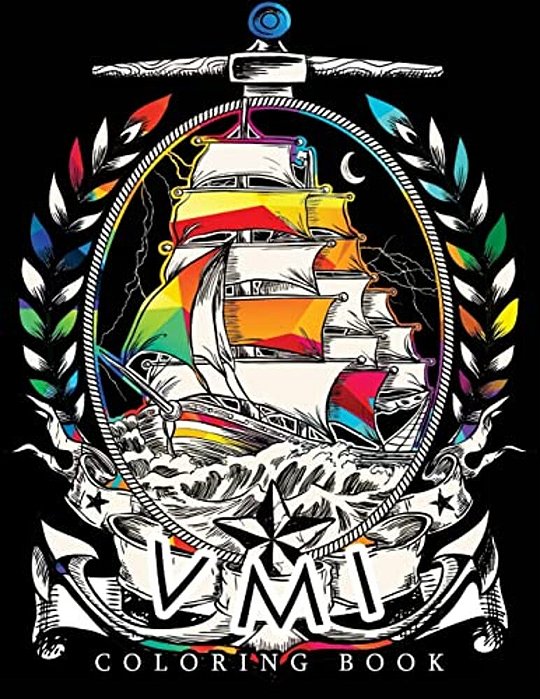 Vmi Coloing Book: Stress Relief Adult Coloring Books-..