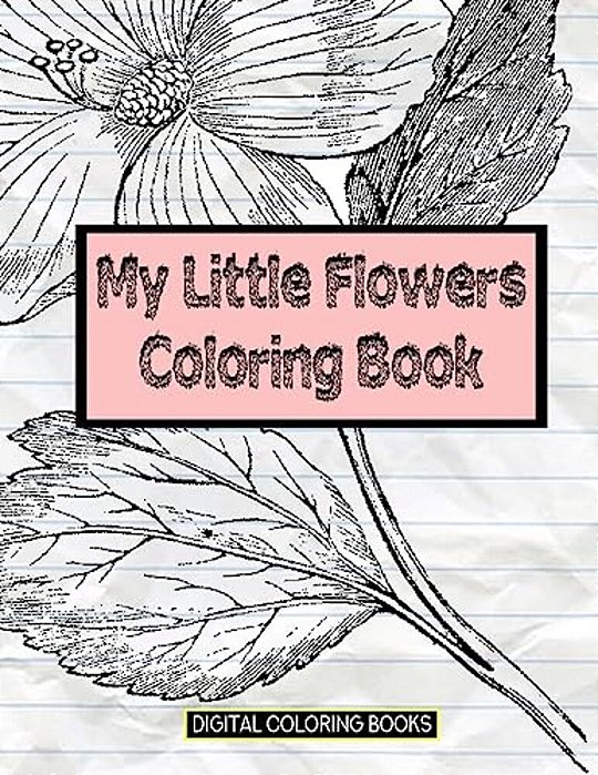 My Little Flowers Coloring Book-..