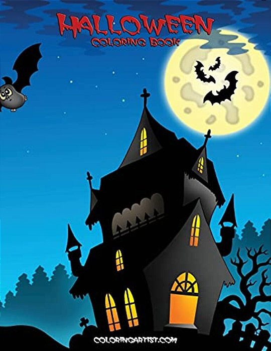 Halloween Coloring Book 1-..