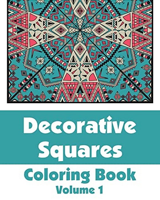 Decorative Squares Coloring Book (Volume 1)-..