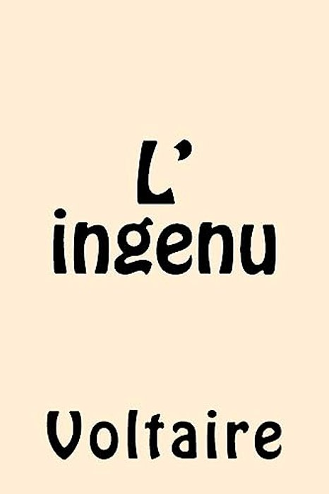 L' Ingenu (French Edition)-..