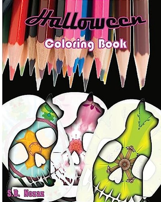 Halloween Coloring Book-..