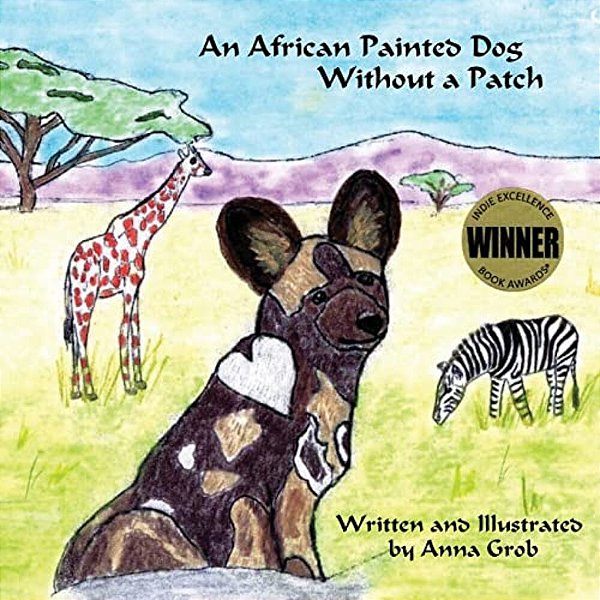 An African Painted Dog Without A Patch-..