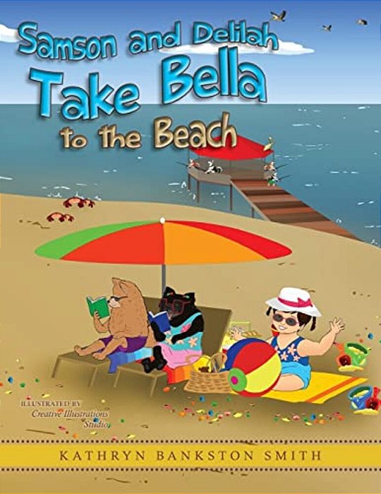 Samson And Delilah Take Bella To The Beach-..