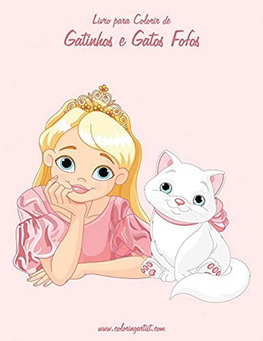 Livro Para Colorir De Gatinhos E Gatos Fofos 2-..