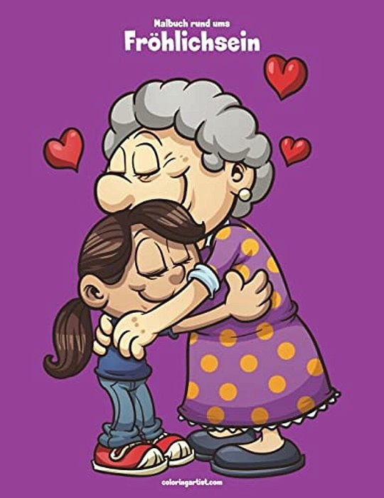 Malbuch Rund Ums Fröhlichsein 3-..