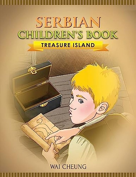 Serbian Children's Book: Treasure Island-..