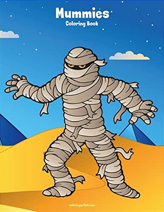 Mummies Coloring Book 1-..