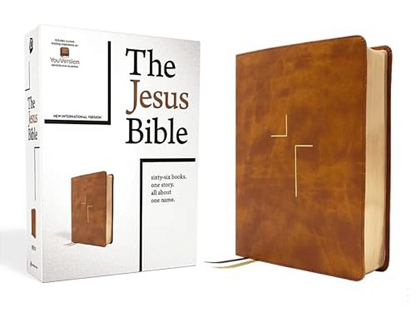 The Jesus Bible, Niv Edition, Leathersoft, Tan, Comfort Print-..