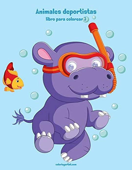 Animales Deportistas Libro Para Colorear 3-..