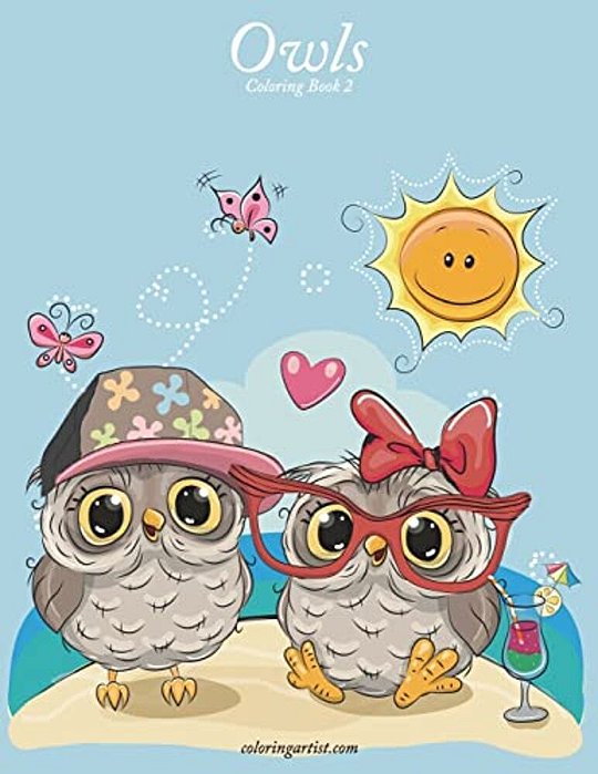 Owls Coloring Book 2-..