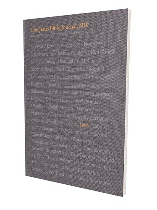 The Jesus Bible Journal, Luke, Niv, Paperback, Comfort Print-..