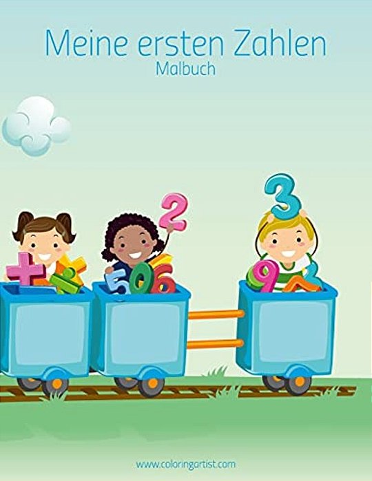 Meine Ersten Zahlen Malbuch 1-..