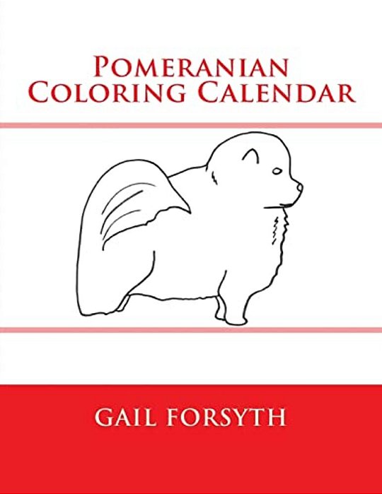 Pomeranian Coloring Calendar-..