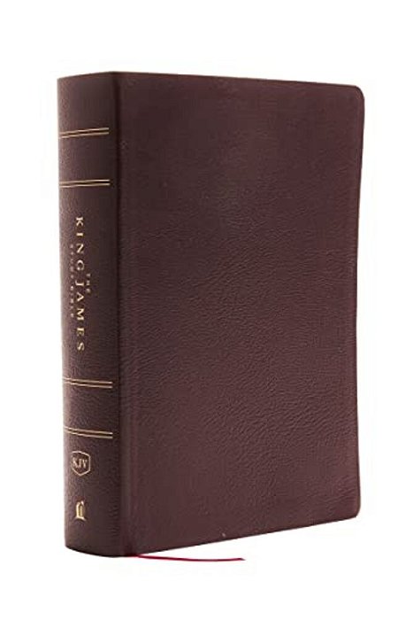 The King James Study Bible, Bonded Leather, Burgundy, Full-Color Edition-..