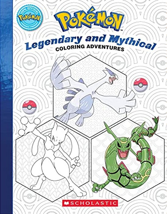 Pokémon Coloring Adventures #2: Legendary & Mythical Pokémon The Perfect Stocking Stuffer!-..