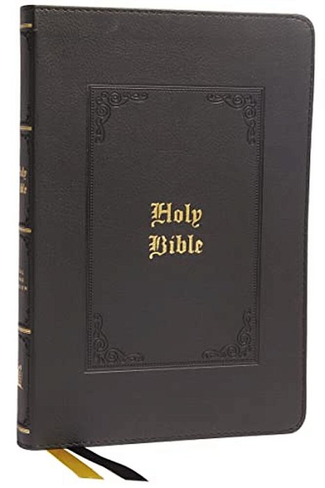 Kjv Holy Bible: Large Print Thinline, Black Leathersoft, Red Letter, Comfort Print: King James Version-..