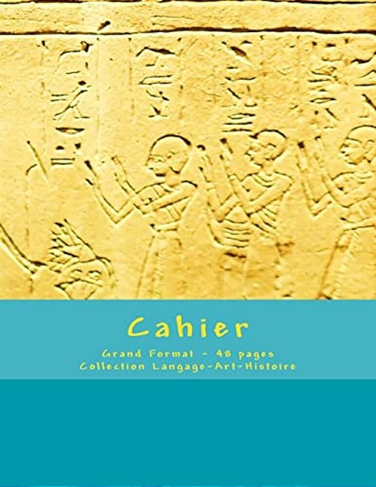 Cahier - Grand Format - 48 Pages - Collection Langage-Art-histoire: Design Original 4-..