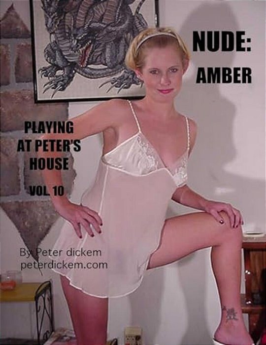 Nude: Amber: Playing At Peter's House-..