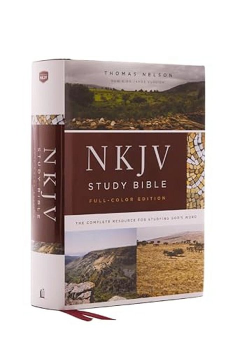 Nkjv Study Bible, Hardcover, Full-Color, Red Letter Edition, Comfort Print: The Complete Resource For Studying God's Word-..