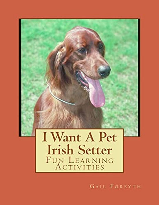 I Want A Pet Irish Setter: Fun Learning Activities-..