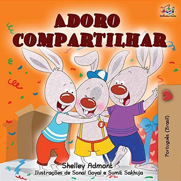 Adoro Compartilhar: I Love To Share (Brazilian Portuguese Edition)-..